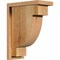 Ekena Millwork Alpine Rough Sawn Corbel w/Backplate, Western Red Cedar, 6"W x 12"D x 16"H COR06X12X16ALP01RWR - alternate 1